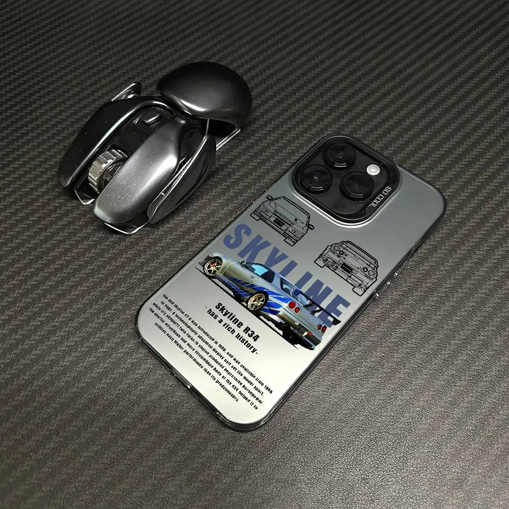 Phone Case For iPhone 17 16e 16 15 14 13 12 11 Pro Max XSMAX 8 7 Air Plus F-Fast And F-Furious R-R34 Anti Fall Matte Back Cover by Geo’s Online Store