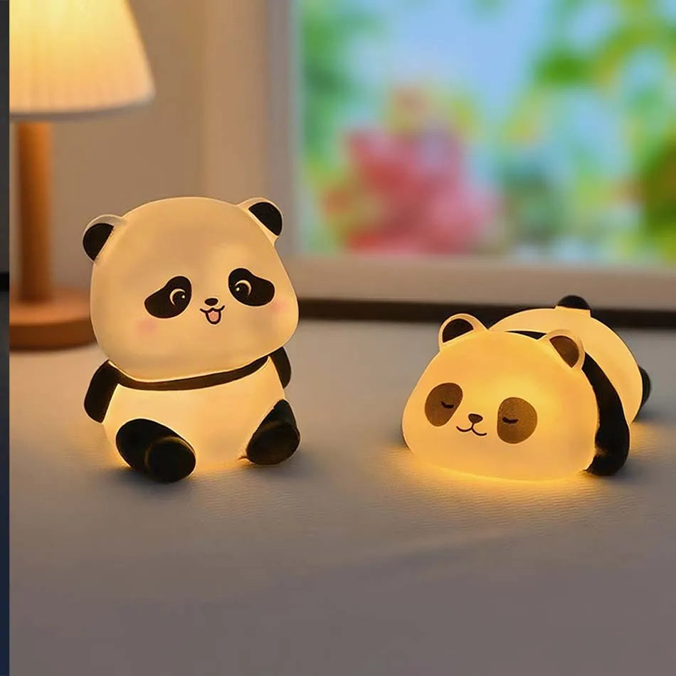 New Panda LED Night Light Living Room Cute Panda Plastic Lamp Bedside Decor Creative Kids Night Light Birthday Gift Decoration by Geo’s Online Store