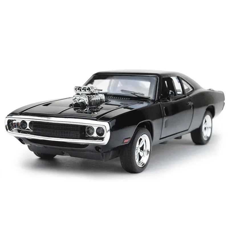 1:32 Simulation 1970 Dodge Charger Alloy Sports Car Model Pull Back Luxury Car Toy Gift Ornaments by Geo’s Online Store