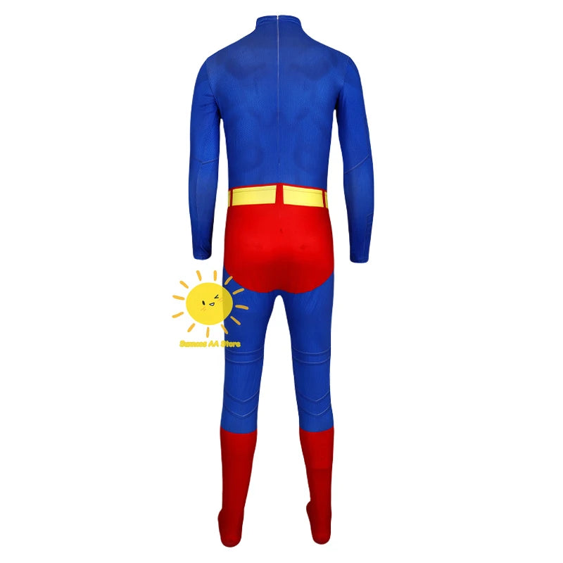 BEAST KINGDOM Movie Superman Cosplay Costumes Clark Kent Cosplay DC Jumpsuits High Quality Prints Cloak Halloween Cos Adult Men by Geo’s Online Store