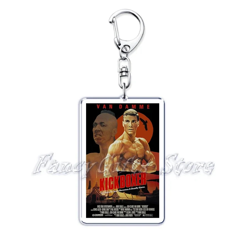 Classic Movie Keychains for Accessories Bag Pulp Fiction The Fast Furious Films Pendant Key Chains Keyrings Jewelry Fans Gifts by Geo’s Online Store