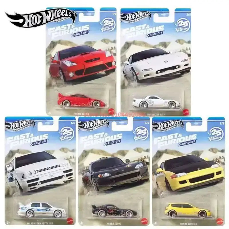 Hot Sale Hot Wheels Hnr88 Fast & Furious Race Off Series Die Casting Toyota Mazda Model Car Toy Collection Car Boy Birthday Gift by Geo’s Online Store