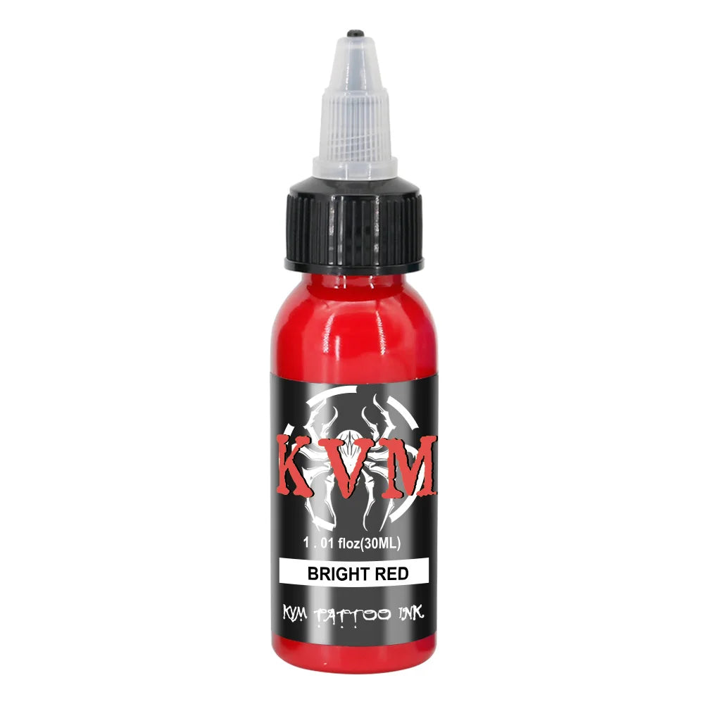 KVM 30ml/1oz 14-colors Tattoo Ink Pigment Body Art Tattoo Kits Professional Beauty Paints Makeup Tattoo Supplies Semi-permanent by Geo’s Online Store