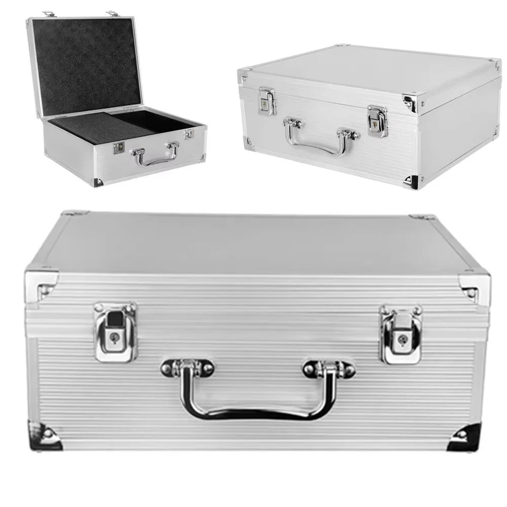 Large Tattoo Kit Case Box Aluminum Tattoo Machine Case Makeup Carry Box 2 Colors Storage Carrying Case for Tattoo Accessories by Geo’s Online Store