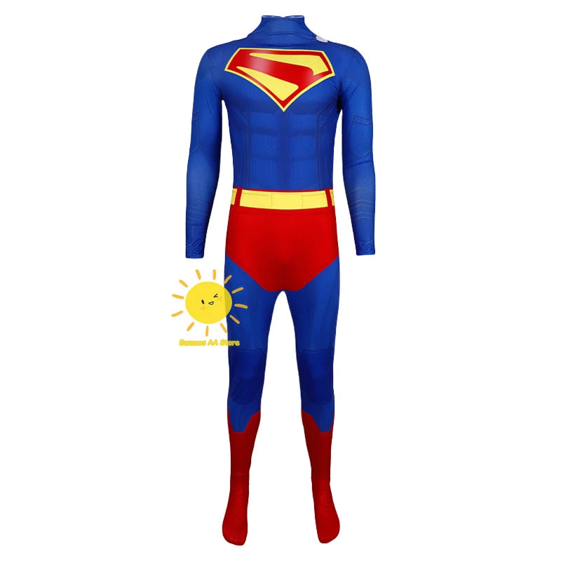 BEAST KINGDOM Movie Superman Cosplay Costumes Clark Kent Cosplay DC Jumpsuits High Quality Prints Cloak Halloween Cos Adult Men by Geo’s Online Store