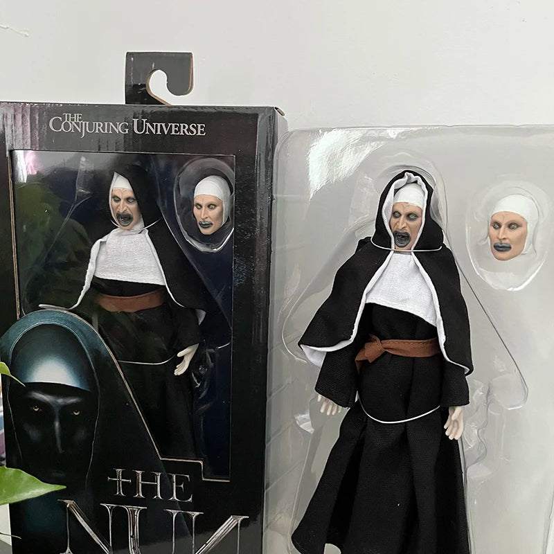 The Nun The Conjuring Series Horror Action Figure Toys Hallowen Present Hobby Collection Face Changable Decor by Geo’s Online Store