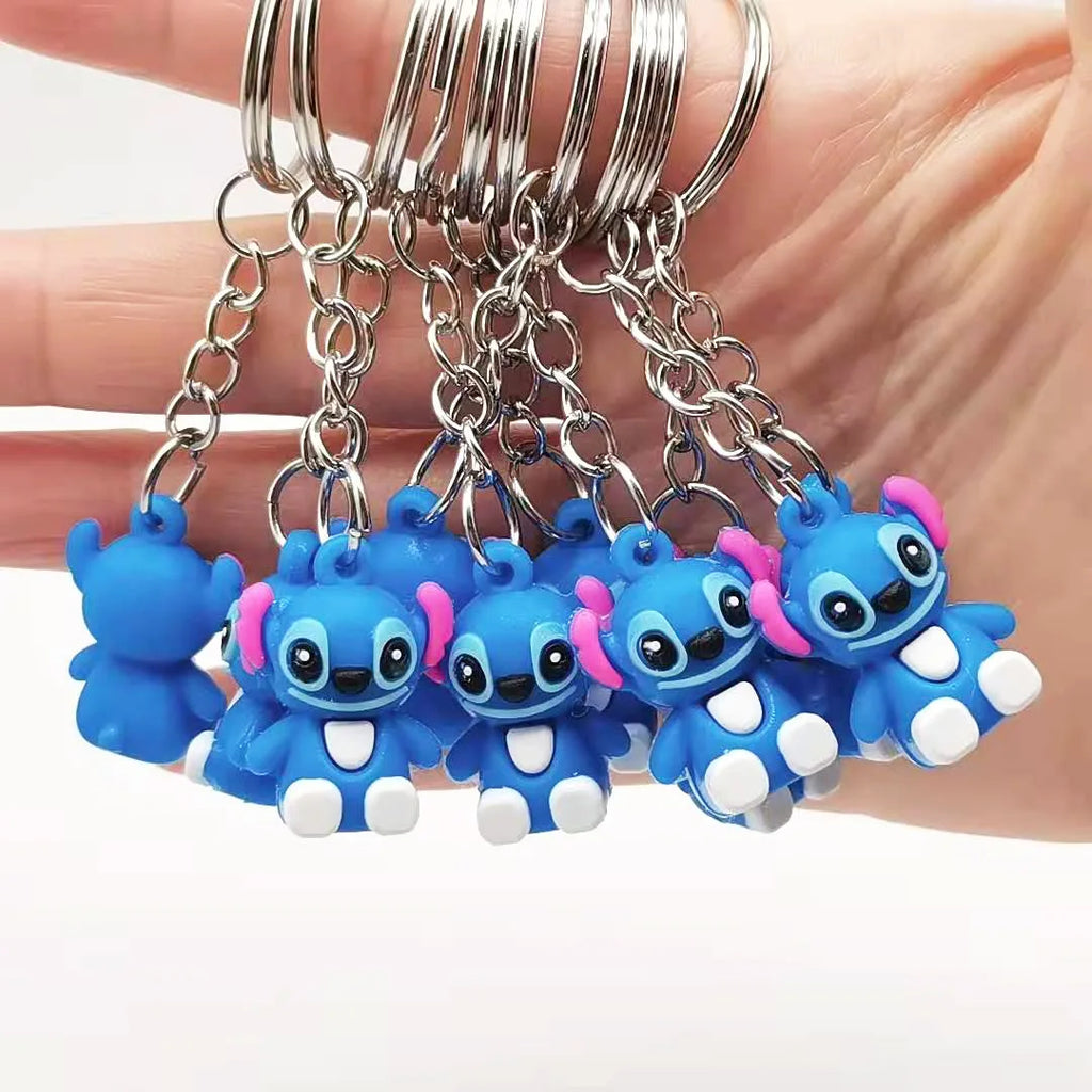 10pcs/lot Lilo & Stitch Toys Keychian Anime Stitch Pendant Keychain Kawaii Keychians Women Car Keyring Girl Birthday Gift by Geo’s Online Store