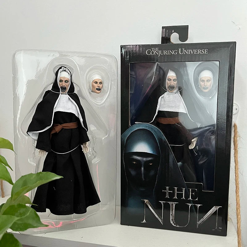 The Nun The Conjuring Series Horror Action Figure Toys Hallowen Present Hobby Collection Face Changable Decor by Geo’s Online Store