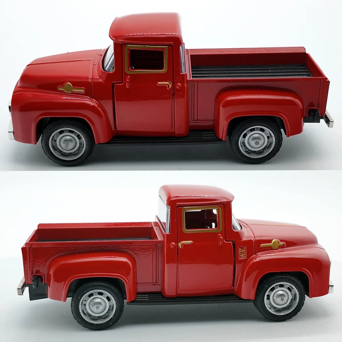 1:43 Classic Vintage Pickup Truck Model Toy Car Pull-Back Function Realistic Detail Design Collectible with Opening Doors by Geo’s Online Store