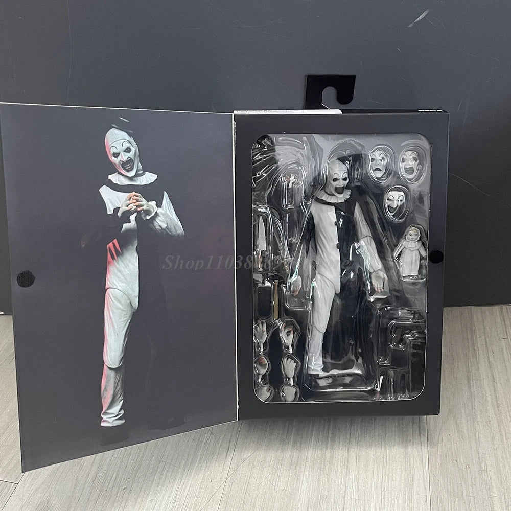 Damien Leone'S Terrifier Figure Anime Ultmate Art The Clown Action Figure Toys Joint Model Birthday Christmas Gifts Doll by Geo’s Online Store