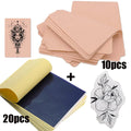 Tattoo Practice Skin and Tattoo Transfer Paper Kit Double Sided Fake Skin with Stencil Paper Set Permanent Makeup Tattoo Supply by Geo’s Online Store