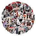 60Pcs Terrifier Halloween Graffiti Stickers Waterproof for Phone Luggage Water Bottle Skateboard Decoration by Geo’s Online Store