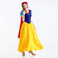 Classic Fairy Tale Snow White Princess Costume Adults Women Halloween Performance Fantasia Princess Cosplay Role Playing Dresses by Geo’s Online Store