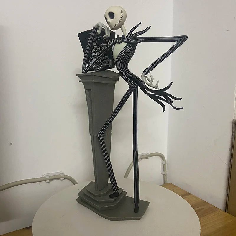 The Nightmare Before Christmas Jack Skellington Action Figure 2018 2017 Jack 25th Anniversary Year Version Model Horror Toy Doll by Geo’s Online Store