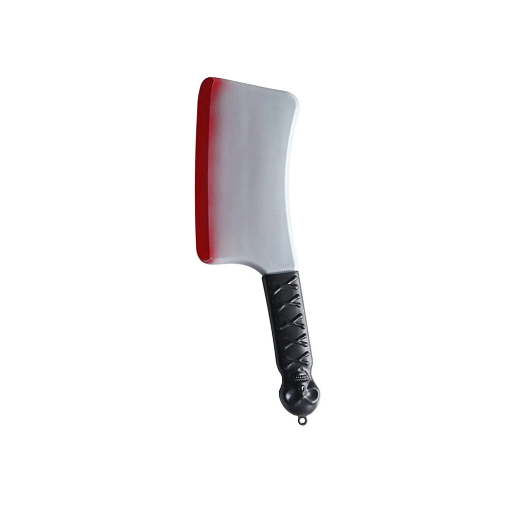 48.5cm/19.09in Plastics Fake Blood Knife Party Supplies Weapon Props Model Halloween Cosplay Funny Gift Collectible Outdoor Toys by Geo’s Online Store