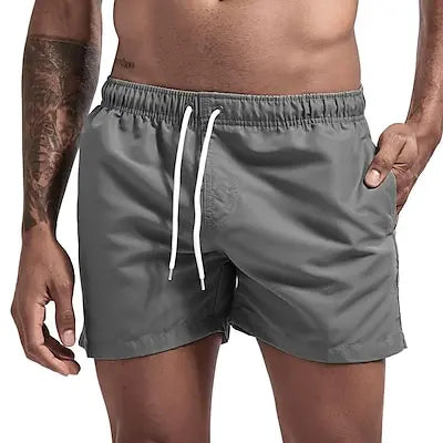 Swim Trunks Swim Shorts for Men Quick Dry Board Shorts Bathing Suit Breathable Drawstring With Pockets for Surfing Beach Summer by Geo’s Online Store