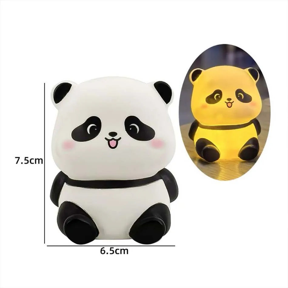 New Panda LED Night Light Living Room Cute Panda Plastic Lamp Bedside Decor Creative Kids Night Light Birthday Gift Decoration by Geo’s Online Store