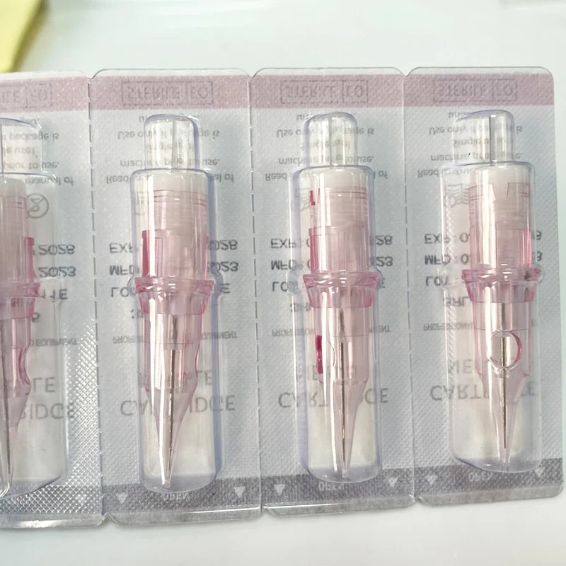 20PCS Cartridge Tattoo Needles Disposable Standard Size Round Liner For Cartridge Tattoo Pen Machine Tattoo Kit by Geo’s Online Store