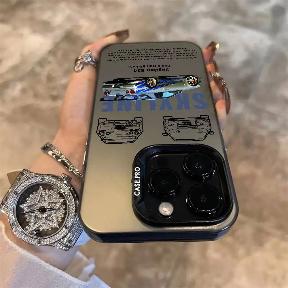 Phone Case For iPhone 17 16e 16 15 14 13 12 11 Pro Max XSMAX 8 7 Air Plus F-Fast And F-Furious R-R34 Anti Fall Matte Back Cover by Geo’s Online Store