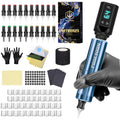 Tattoo Kit POSEIDON V5 High Quality Tattoo Pen Kit For Permanent Makeup Tattoo Machine Wireless Tattoo Power Supply Tattoo Kit by Geo’s Online Store
