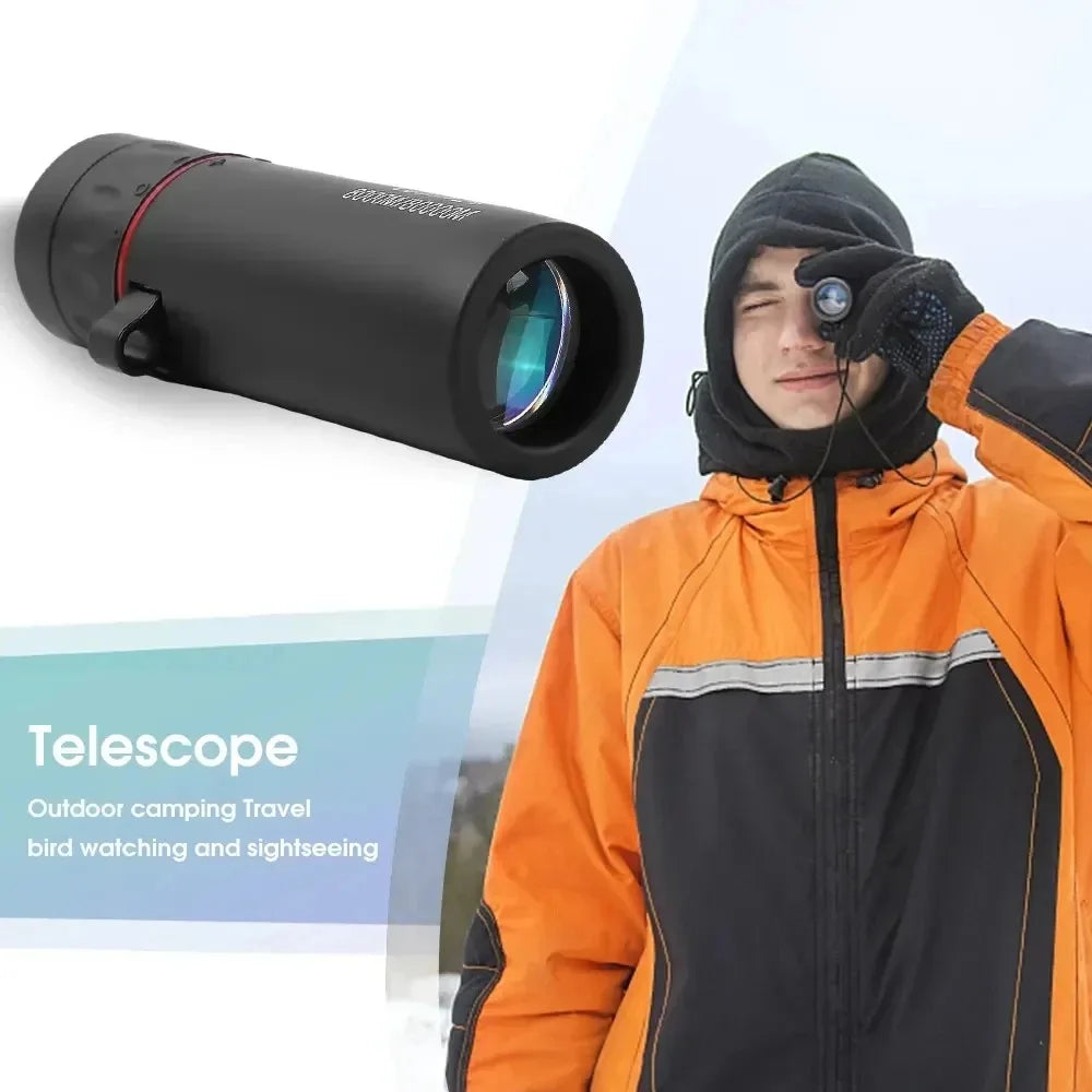 2026 Professional HD Zoom Monocular 3000x25 for Adults Mini Portable Telescope for Outdoor Camping Hunting by Geo’s Online Store
