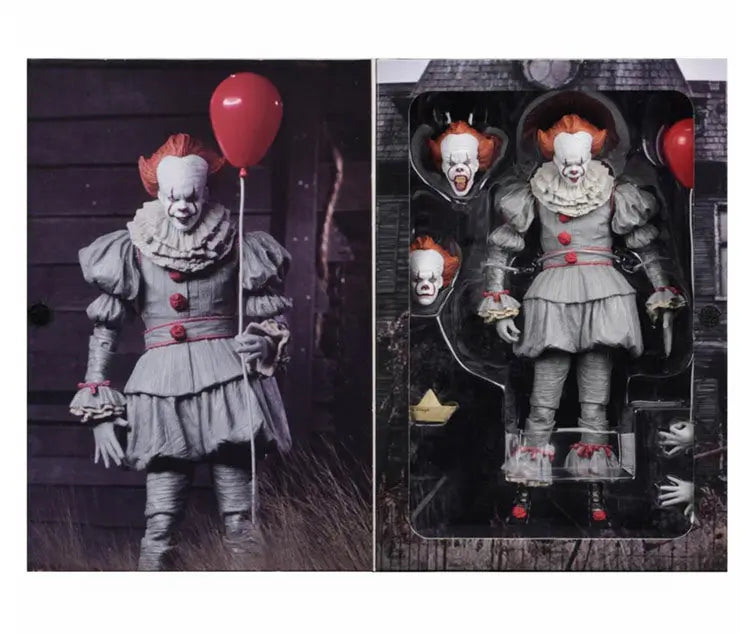 It Pennywise Action Figure 2017 Movie Limited Edition Deluxe Bloody 3d Horror Collectible Doll Model For Movie Collectors by Geo’s Online Store