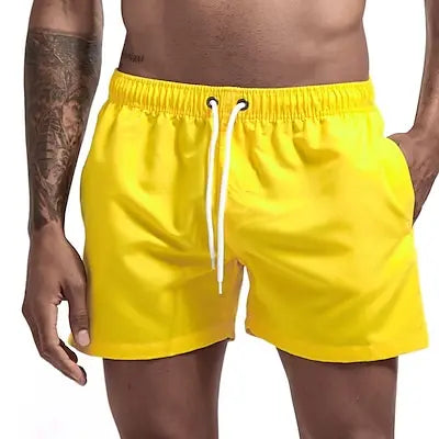 Swim Trunks Swim Shorts for Men Quick Dry Board Shorts Bathing Suit Breathable Drawstring With Pockets for Surfing Beach Summer by Geo’s Online Store