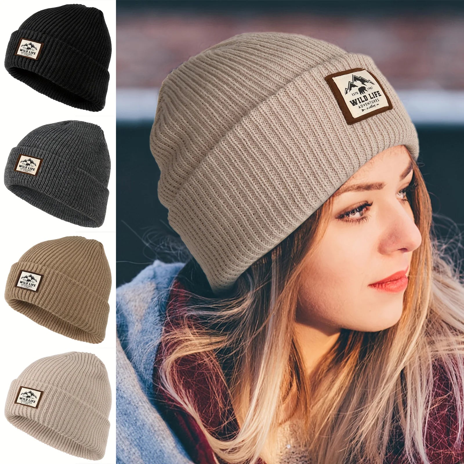 WRELS Outdoor Fleece Sports Hat Fishing Cycling Hunting Tactical Men Women Warm Windproof Winter Camping Hiking Caps by Geo’s Online Store