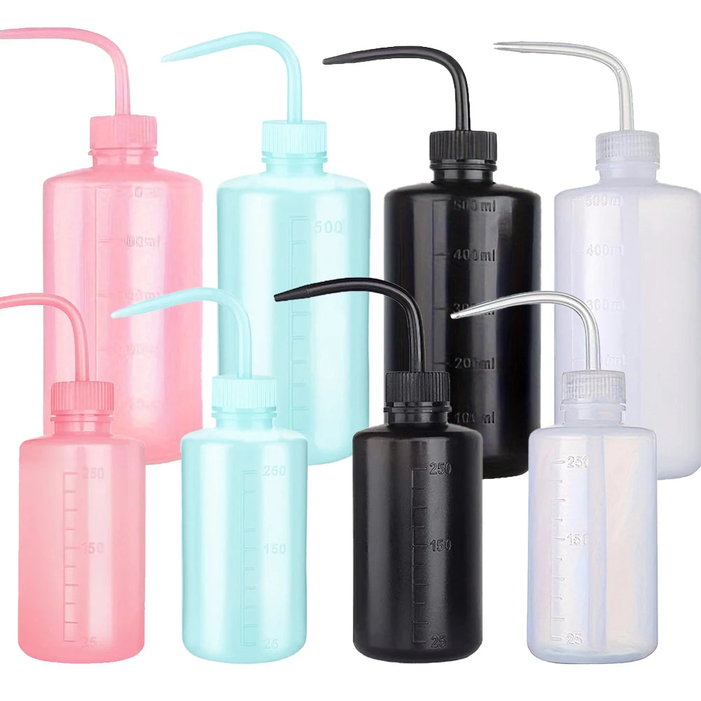 250/500ml Tattoo Spray Bottle High Quality Plastic Safety Wash Bottles Lab Non-Spray Tattoo Squeeze Bottle Tattoo Accessories by Geo’s Online Store