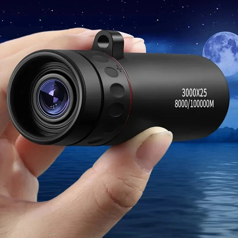 2026 Professional HD Zoom Monocular 3000x25 for Adults Mini Portable Telescope for Outdoor Camping Hunting by Geo’s Online Store