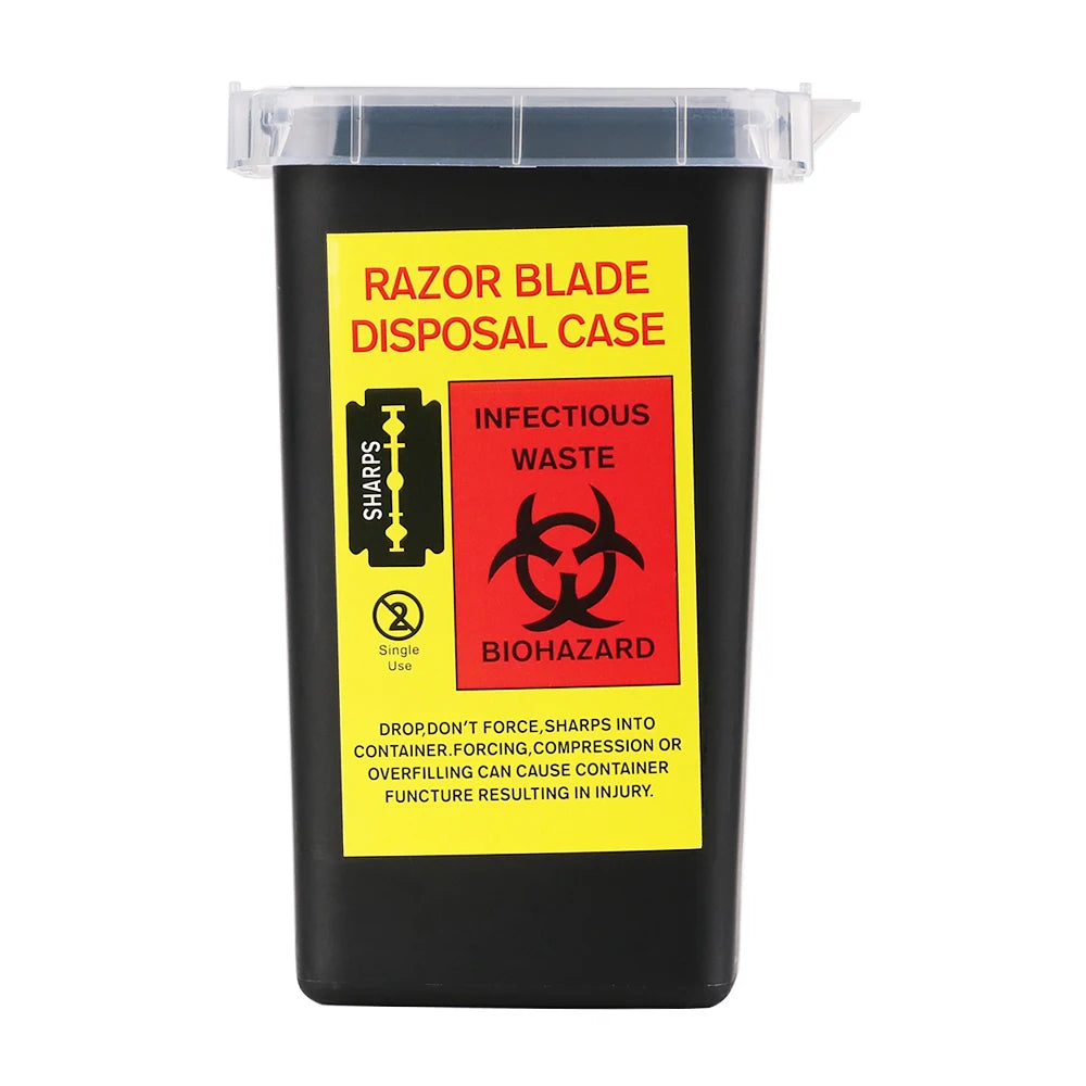 3 Colors Sharps Container Medical Needles Bin Biohazard Tattoo Piercing Needles Disposal Collect Box Tattoo Artist Waste Box by Geo’s Online Store