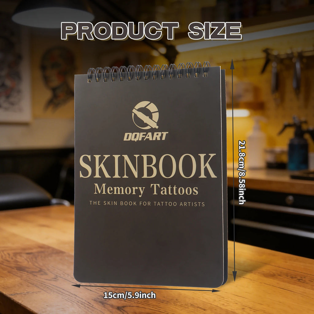 DQFART 5Pcs Blank Tattoo Practice Skin Book 2mm Thick Permanent Makeup Accessories for Beginners and Experienced Artists by Geo’s Online Store