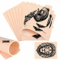3MM Thick Tattoo Practice Skin Blank Double Sides Big Size Tattoo Practice Fake Skin for Permanent Makeup by Geo’s Online Store