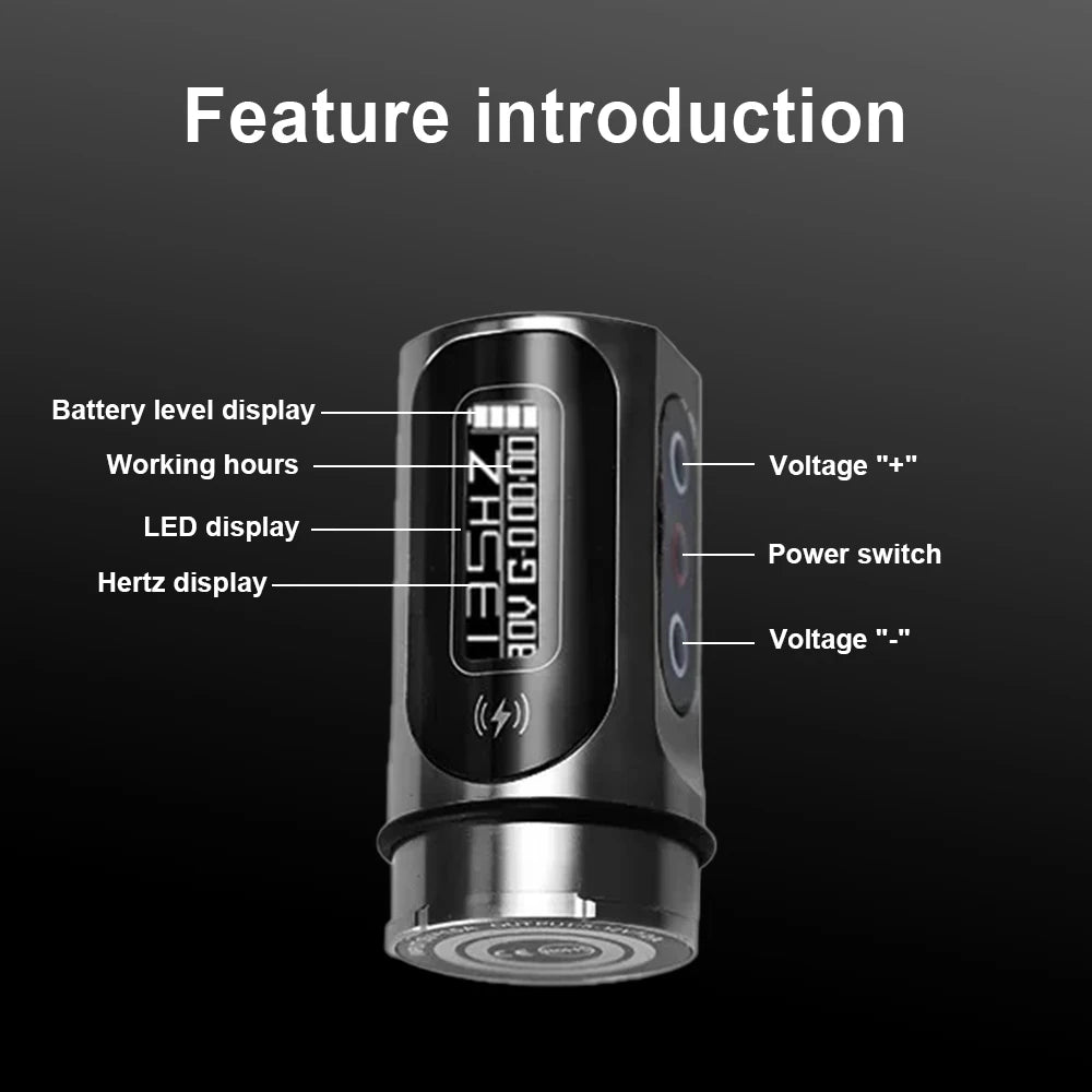 YILONG MAX Tattoo Machine Cartridge Pen 2400mAh Batteries Coreless Motor Lithium Battery Pen Machine For Tattoo Artists Body Kit by Geo’s Online Store