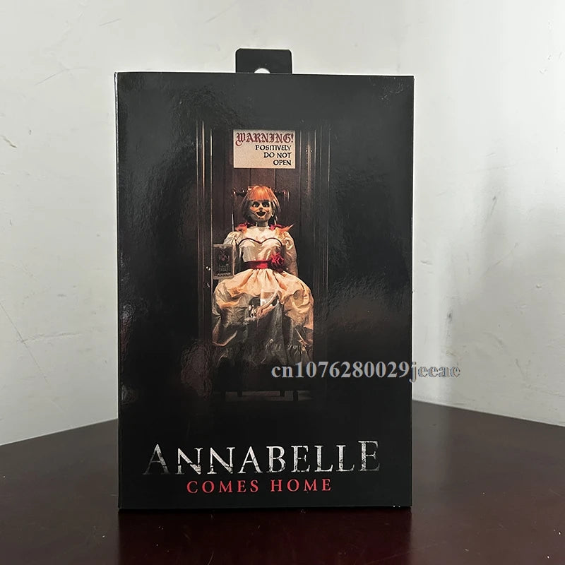 Annabelle Figure Comes Home Annabelle Figure Action Figure Horror Model Toy Doll Decoration Halloween Party Christmas Gift by Geo’s Online Store