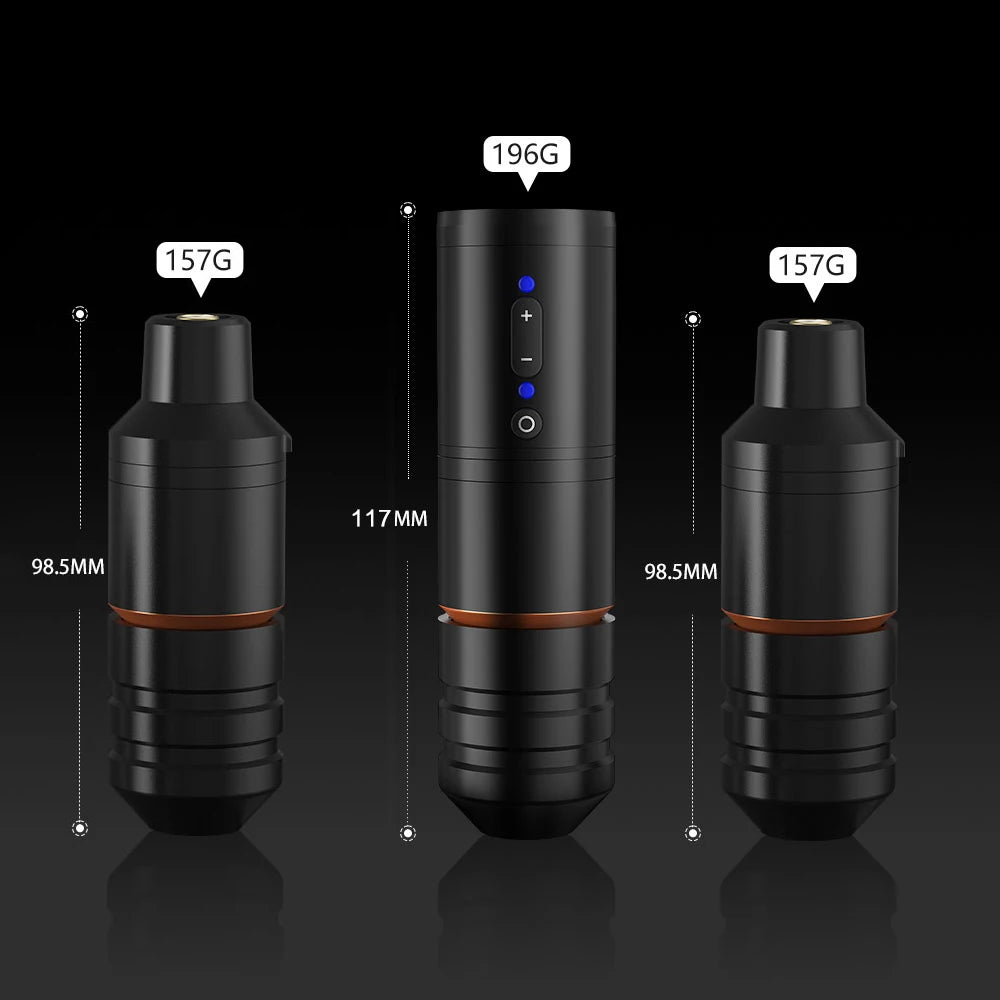 Ambition Ninja Pro Wireless Tattoo Machine Kit 2000mAh Battery 4.0mm Stroke Tattoo Pen Professional Set Permanent Makeup Tools by Geo’s Online Store