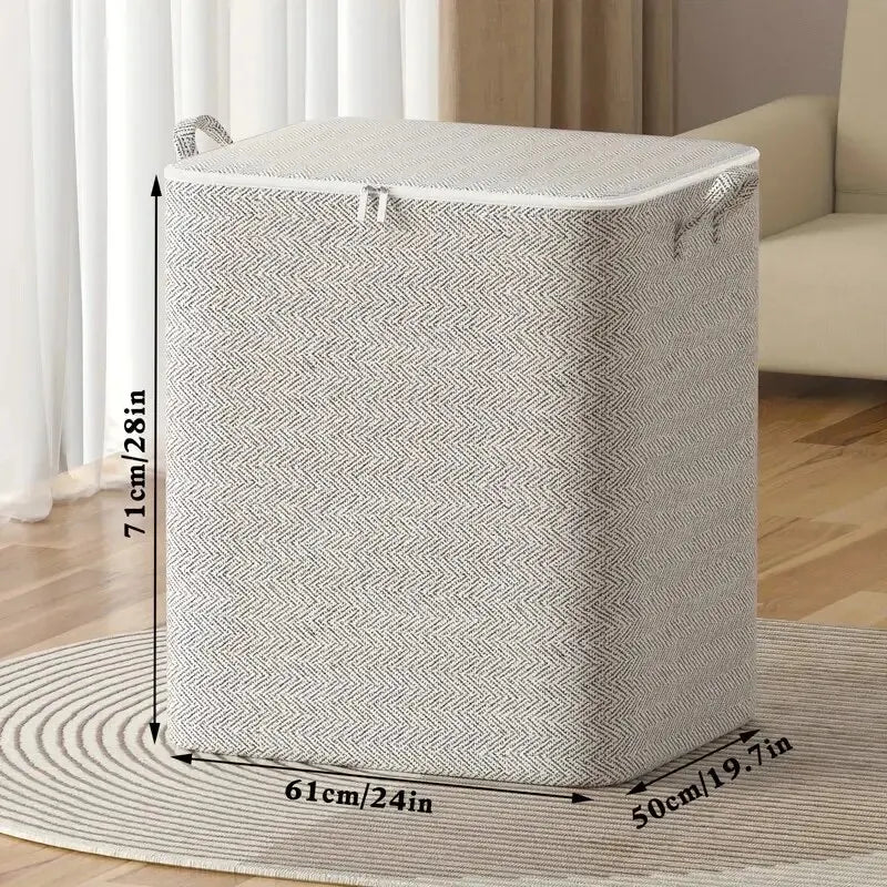 1pc Household Large Capacity Storage Bag Non-woven Material, Closet Wardrobe Organizer Can Be Used For Quilt Clothing, Toys by Geo’s Online Store