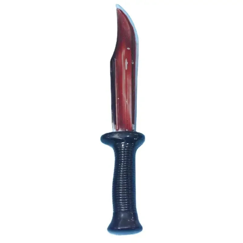 Halloween Decorations Fake Blood Knife Plastic Toys for Women and Men by Geo’s Online Store