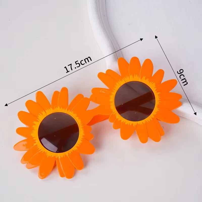 Movie Terrifier Clown Cosplay Glasses Sunflower Joker Sunglasses Christmas Daisy Eyewear Unisex Carnival Prop Accessories by Geo’s Online Store