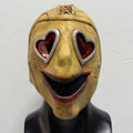 2026 Halloween Glowing Heart Eyes Horror Latex Mask Adult Full Head Movie Costume Accessory with Lighting by Geo’s Online Store