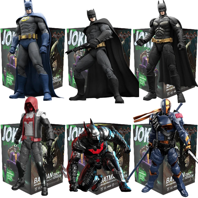Original Batman Arkham Knight JOKER V8.04 1970 DARK KINGHT Deathstroke Red Hood Blocks Bricks Action Figure Model Doll Toys by Geo’s Online Store