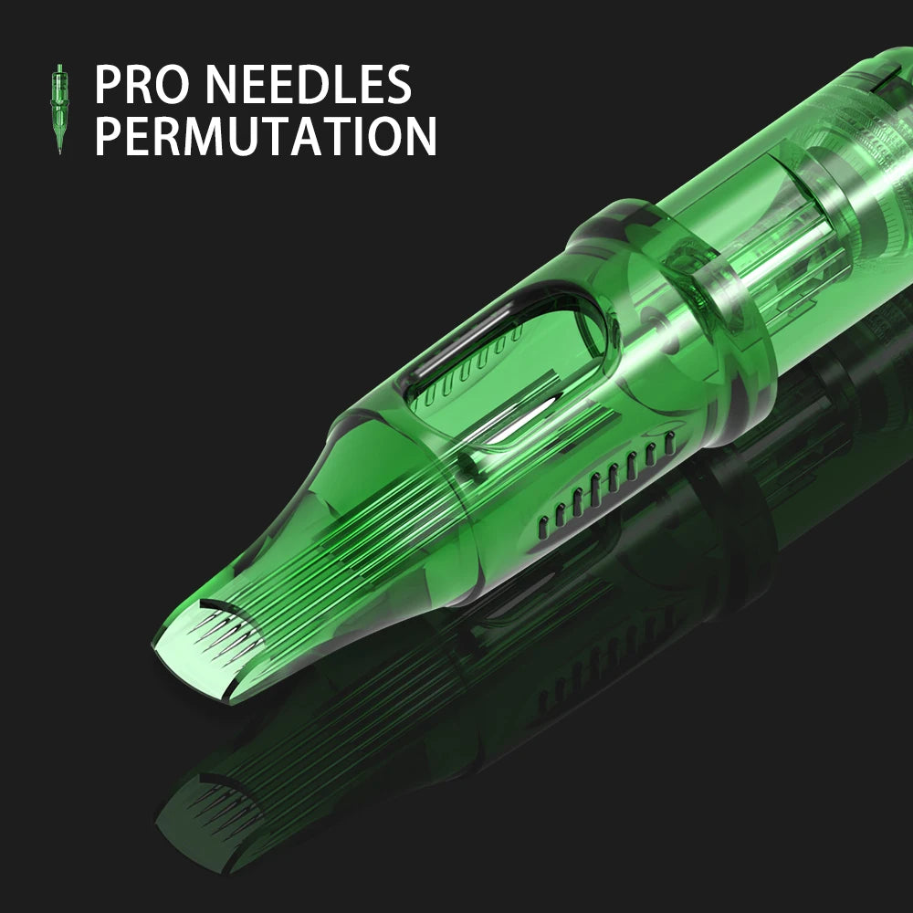 T-REX Tattoo Cartridge Needles 20pcs 14RL 3RL 13RM 5RM Disposable Sterilized Safety Tattoo Needle for Cartridge Machines Grips by Geo’s Online Store