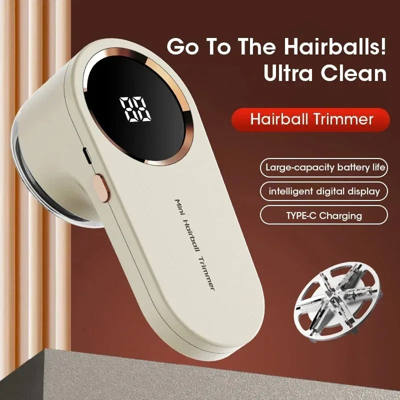 Portable Lint Remover Electric Fuzz Pellet Remover for Clothing LED Display Rechargeable for Clothes Fabric Shaver Fluff Remover by Geo’s Online Store