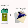 KVM Tattoo Transfer Cream Gel with tattoo transfer paper kit, Tattoo Transfer Machine accessories for A4 Size Stencil Paper by Geo’s Online Store