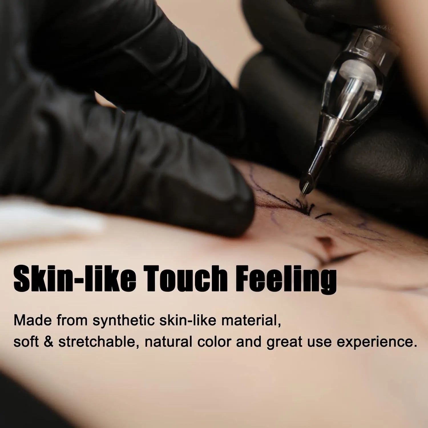 1-100PCS Tattoo Blank Practice Skin Eyebrow Paint Double Side Synthetic Leather Pink Tattoo Beginner Fake Skin Exercise Tool by Geo’s Online Store