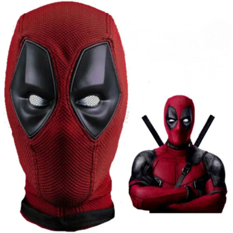 Deadpool Cosplay Mask Full Head Helmet Prop Marvel Superhero Mask for Halloween Masquerade Stage Performances by Geo’s Online Store