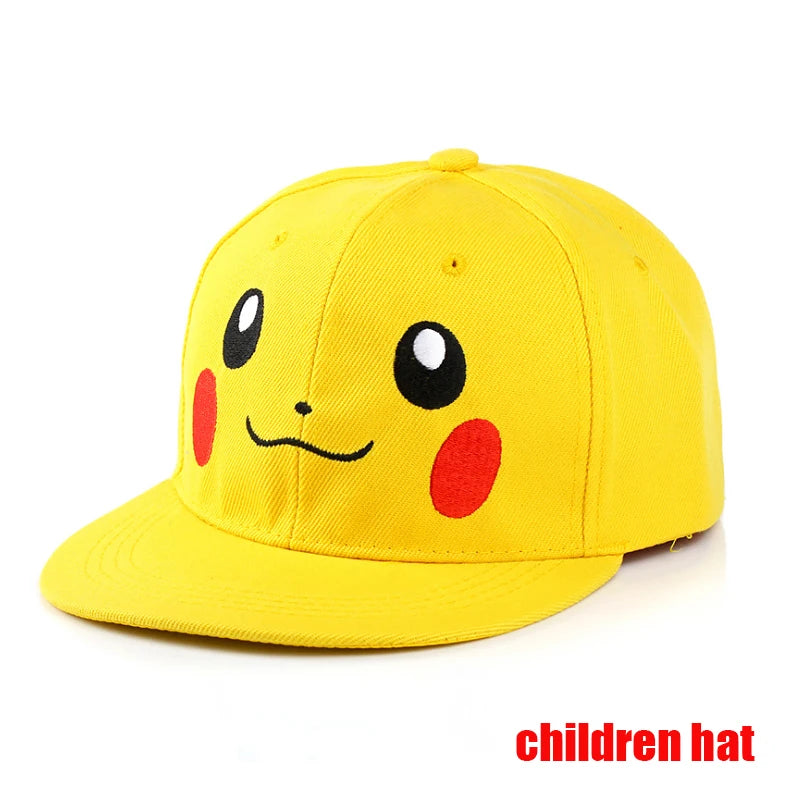 Anime Figure Pokemon Baseball Cap Pikachu Hat Adjustable Pokemon Cosplay Hip Hop Cartoon Adult Hats Boy Girl Kids Birthday Gifts by Geo’s Online Store