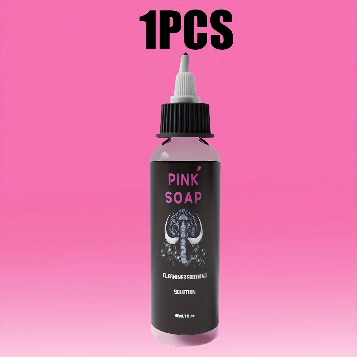 SUANGL 30/300ml Tattoo Pink Soap Cleaning Soothing Solution Professional Cleaning Supply Tattoo Studio Cleaning Kit Accessories by Geo’s Online Store