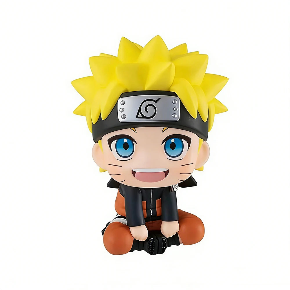 9cm Naruto Anime Figure Uzumaki Naruto Kakashi Uchiha Sasuke Itachi Cute Toys Q Figurals Action Figurine Model by Geo’s Online Store