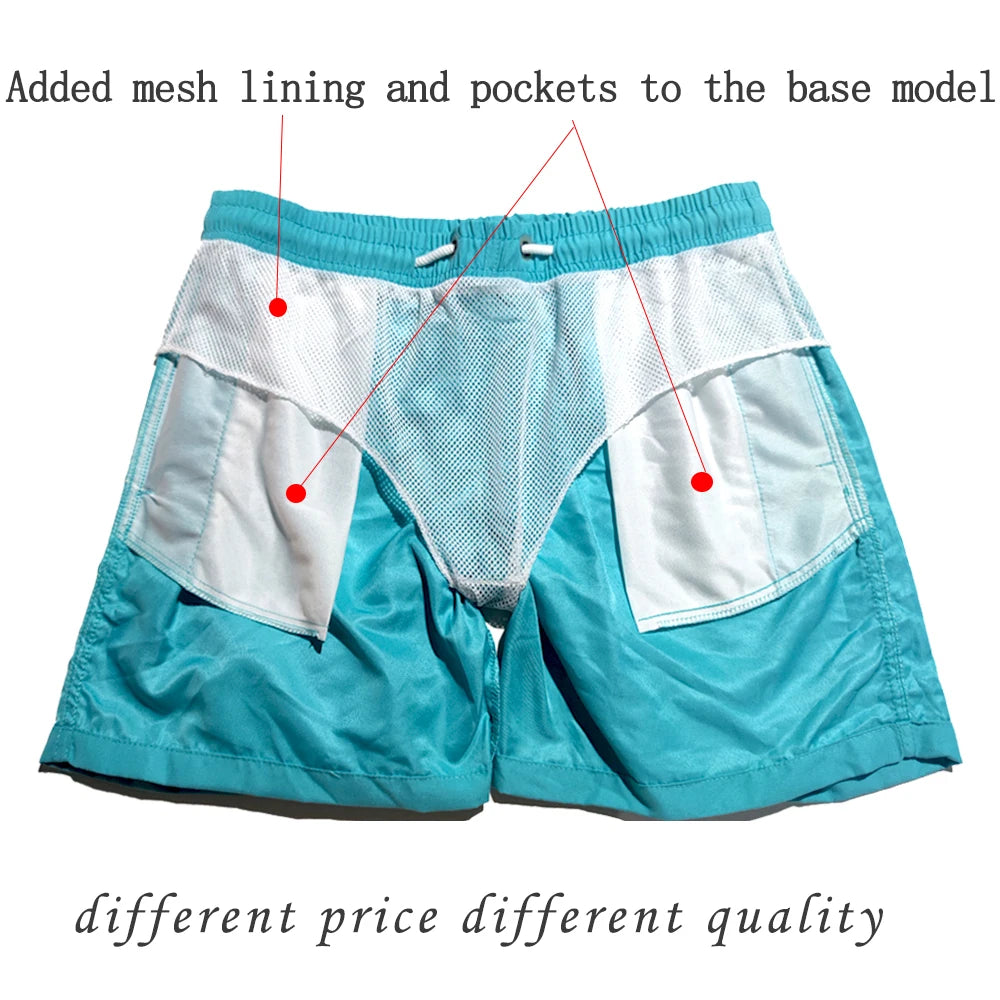 Swim Trunks Swim Shorts for Men Quick Dry Board Shorts Bathing Suit Breathable Drawstring With Pockets for Surfing Beach Summer by Geo’s Online Store